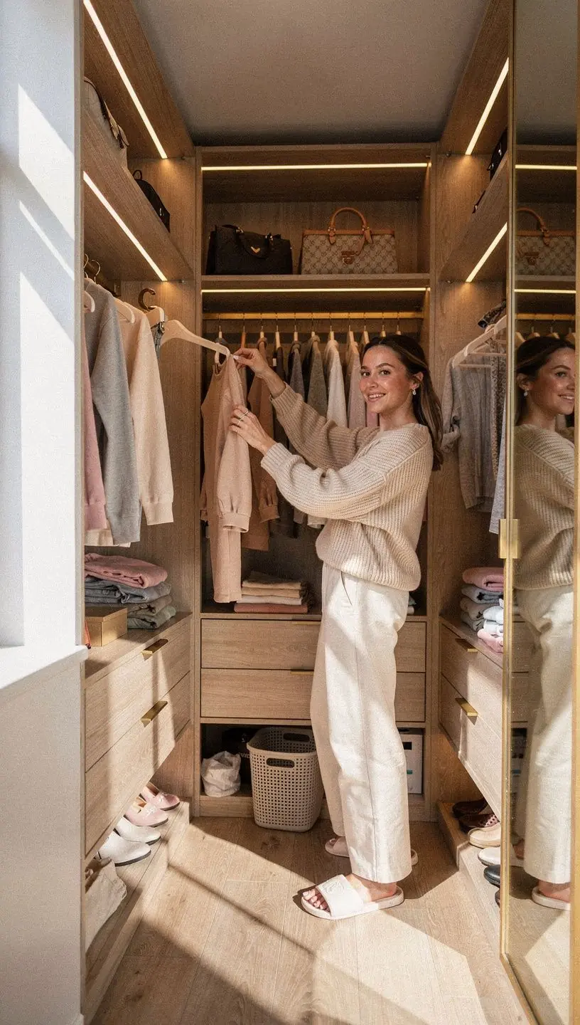 Funkcjonalny plan mieszkania z optymalizacją przestrzeni i praktycznymi rozwiązaniami do przechowywania